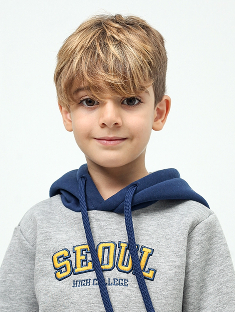 Sweat à capuche imprimé garçon